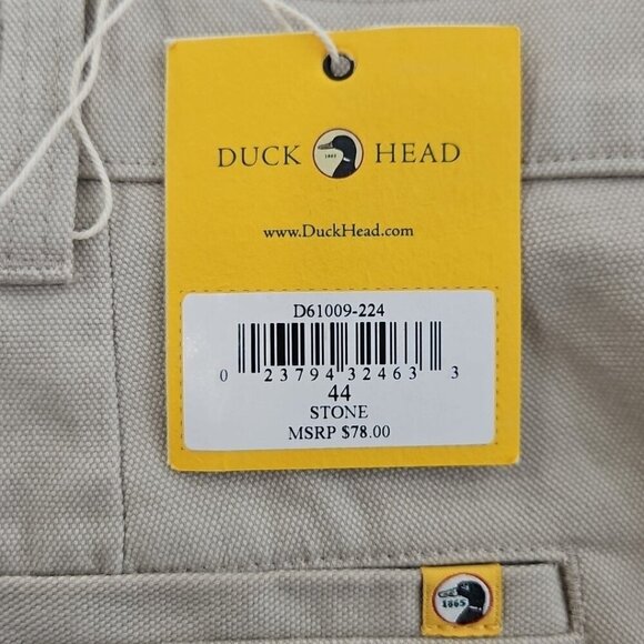 NEW Duck Head Men’s Khaki Shorts Size 44 NWT Casual Bermuda 7" Inseam MSRP $78 - Picture 12 of 13